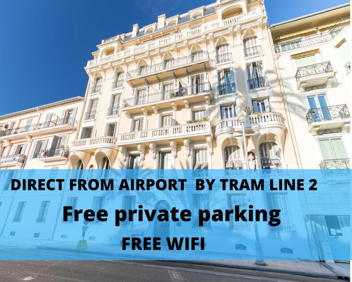 Le 323 Prom - 2 Chambres - Ac - Parking - Tram Et Supermarche Proches - Front De Mer Νίκαια Εξωτερικό φωτογραφία